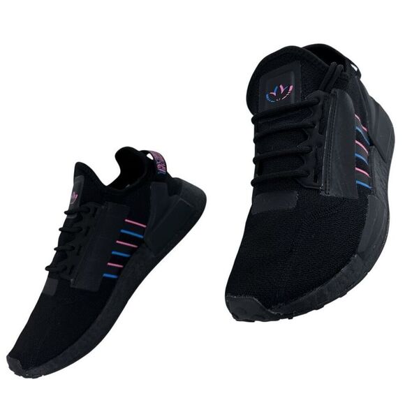 Adidas NMD R1 V2 Core Black/Pulse Blue/Pulse Magenta Men’s Size 8 main image 6